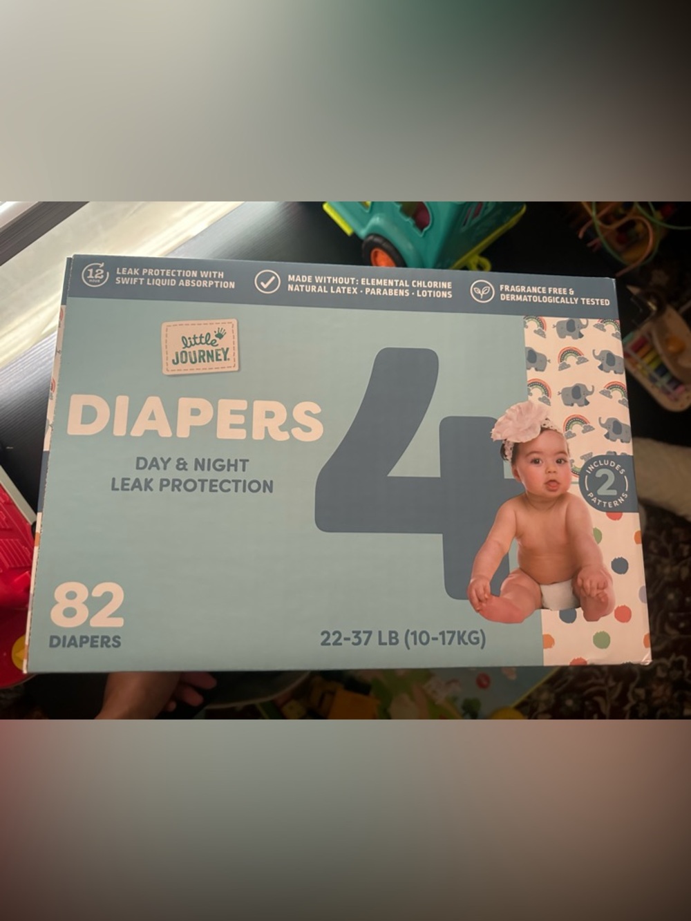 Little Journey Diapers Day And Night Leak Protection 82 Diapers Size 4 New Seal
